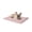 Pink-35.00" x 22.00" x 1.50", variant on Washable Dog Bed Mat Soft Crate Pad Fluffy Pet Kennel Beds Sleeping Mattress With Non-slip Bottom For Large Medium Small Dogs  35 X 22 Inch Black