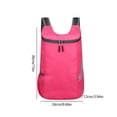 thumbnail image 4 of Mochila Ligera Y Plegable Mochila Plegable Impermeable para Exteriores (rosa Roja), 4 of 6