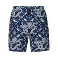 thumbnail image 5 of Rocae Dragon for Men's Swim Trunks Quick Dry With Two Side Pockets and One Lined Patch Pocket3X-Large, 5 of 9