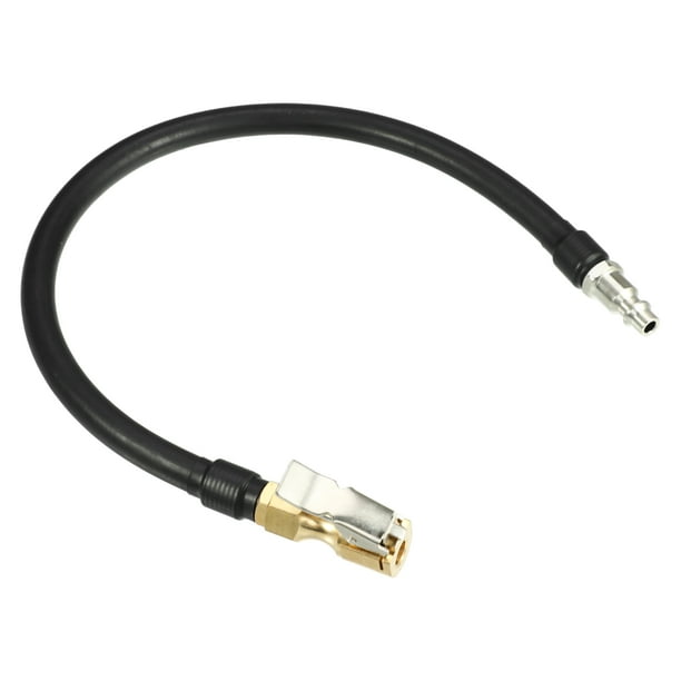 Adaptador de manguera de inflador de aire universal de 40 cm de longitud, manguera de extensión para válvula de neumático
