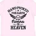 thumbnail image 4 of Inktastic Handpicked for Earth By My Nonna in Heaven with Angel Wings Boys or Girls Toddler T-Shirt, 4 of 5