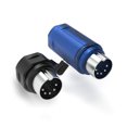 thumbnail image 1 of CME WIDI Master Blue - Edición limitada - Adaptador MIDI Bluetooth premium a través de MIDI DIN de 5 pines - Latencia ultrabaja de 3 ms - MIDI inalámbrico avanzado para sintetizador EWI Keytar Pedalbo, 1 of 8