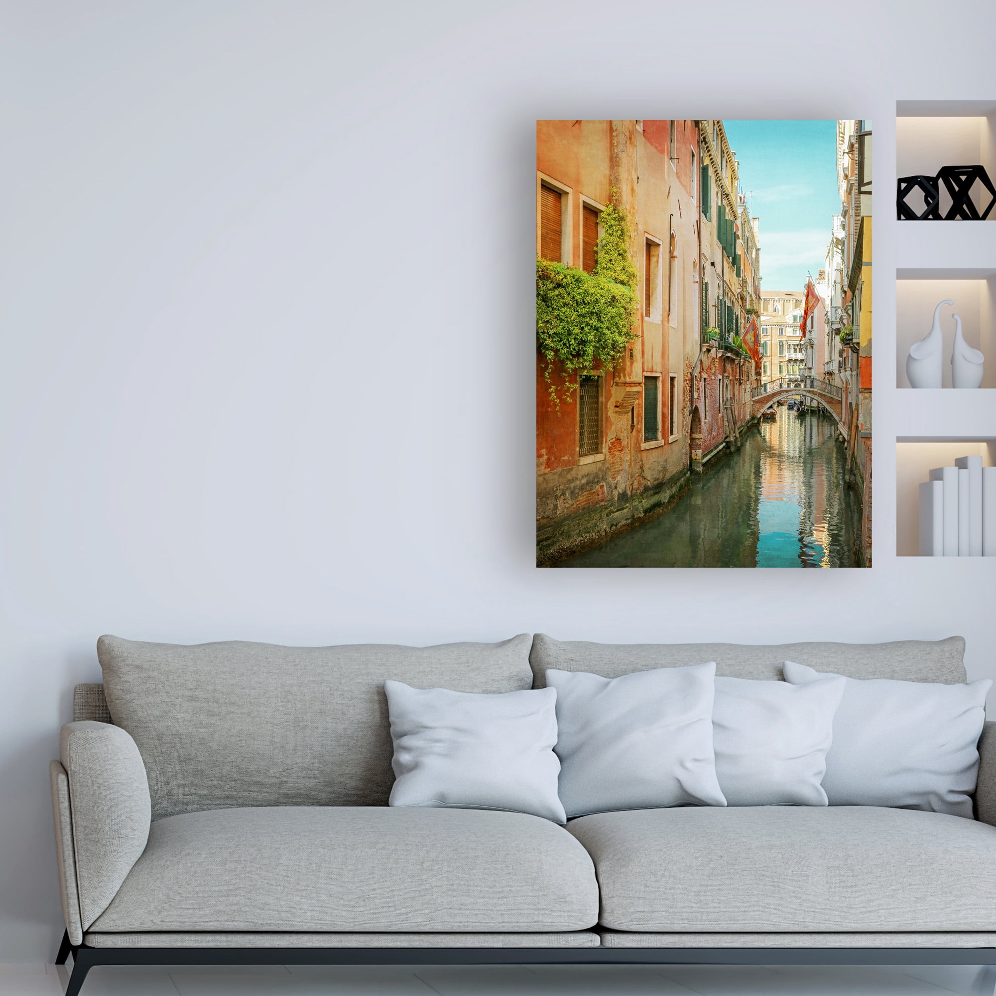 Trademark Fine Art 'Vintage Inspired Venice' Canvas Art by Brooke T. Ryan