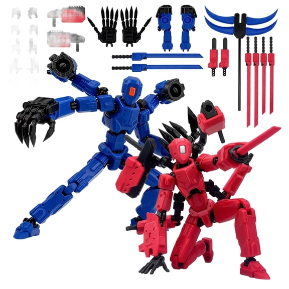 T13 Action Figure Assembled, T13 Action Figure 3D Printed Multi-Jointed Toys, 3D Printed Multi-Jointed, Titan 13 Action Figures, for Collectors Desktop Decorations