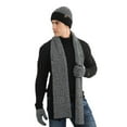 thumbnail image 4 of ZOYONE Men Winter Beanie Hat Warmer Long Scarf and Gloves Set Running Driving Cycling Working Hiking, 4 of 19