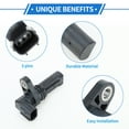 thumbnail image 3 of Sensor de posición del cigüeñal Unique Bargains para Acura ILX Base 2.0 2013-2022 No.37500-R60-U01 1 Pc Negro Metal Plástico, 3 of 6
