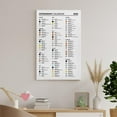 thumbnail image 7 of Astronomical Calendar for 2025, Including Moon Phases, Astronomical Events Art Wall Decoration Poster Family Bar Restaurant Garage Cafe Art Sign Gift, 7 of 7