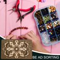 thumbnail image 2 of Jewelry Bead Board – Wooden Sorting Tray With Lid, Magnetic Needle Holder, Craft Organizer | Perfect For Bead Storage, Arts And Crafts, DIY Jewelry Making, Workspacee, Hobby Supplies, 2 of 9