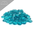 thumbnail image 2 of Blue Ridge Brand Reflective Fire Glass Beads 0.75” Aqua Blue Reflective Fire Glass, 25 lbs, 2 of 3