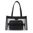thumbnail image 1 of Bolsa Moda mujer embrague impermeable transparente axila para mujer (negro) Ehuebsd Para Estrenar, 1 of 9