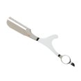 Barber Straight Edge Razor Zinc Alloy Professional Haircutting Finger