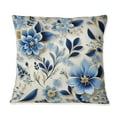thumbnail image 2 of Designart "Paisley Patterns with Scandinavian Simplicity" Paisley Printed Throw Pillow, 2 of 5