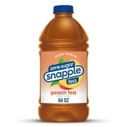 Snapple Zero Sugar Peach, Bottled Tea Drink, 64 fl oz