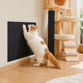 thumbnail image 3 of 11.8 x 23.6 Inches Self-Adhesive Cat Scratching Pad, Cuttable Scratch Mat for Furniture, Reusable Sofa Protector for Cats(Black), 3 of 5
