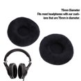 thumbnail image 4 of 4pcs almohadillas para el oído, auriculares de Terciopelo y espuma auriculares aurices de reemplazo de cojines para het s200bt sj33 esw9 esw10 es10 ATH sj series ath e series, 4 of 7