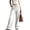 White, variant on Lumtrix Women's Wide Leg Linen Pants High Waist Straight Leg Dress Pants 2026 Casual Business Cotton Trousers with Pockets Black M