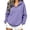 Purple, variant on Yxbdin Comfortable Hoodies for Women Trendy Quarter Zip Sweatshirt Tops Loose Fit Fall Clothes Classic Long Sleeve Pullover Everyday Daily Wear