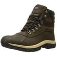 thumbnail image 1 of KINGSHOW Mens M0705 Water Resistance Leather Rubber Sole Winter Snow Boots Brown / 10.5 D(M) US, 1 of 7