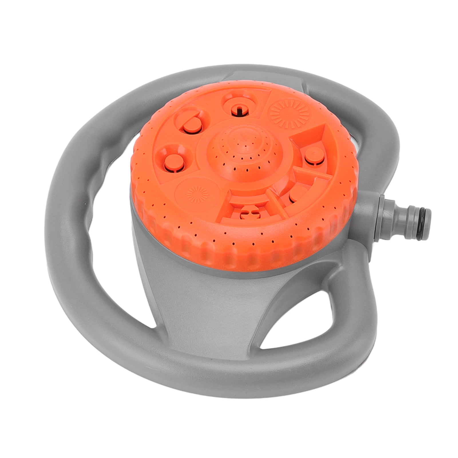 Aspersor De Césped 8 Patrones Riego - Alcance 2-8 Metros, Base Antideslizante, Ideal Jardín Y Lavado Coches