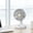 White, variant on VVQ Round Base Fan, Rechargeable Desktop Fan with 8 Hours Cooling, Portable Summer Fan for Outdoor Use Portable Cooling Fan, Rechargeable Personal Fan with 3 Settings