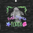 thumbnail image 4 of Inktastic Fort Myers Florida Cute Swimming Manatee Women's T-Shirt, 4 of 5