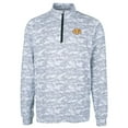 thumbnail image 2 of Men's Cutter & Buck Charcoal Tennessee Tech Golden Eagles Big & Tall Traverse Camo Print Stretch Quarter-Zip Pullover, 2 of 3