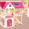 thumbnail image 2 of Jouet Maison de Poupée, Belle Mini Maison de Poupée Style Haute Simulation pour Filles Enfants Jouet Maison de Poupée Rose, 2 of 8