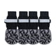 thumbnail image 2 of Calcetines impermeables antideslizantes para perro Pack de 4 – Suela ajustable con correa, botines antideslizantes para interiores y exteriores, poliéster transpirable, marrón gris, varias tallas, 2 of 6