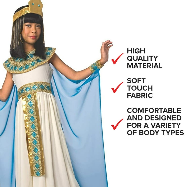 Girls Egyptian Pharaoh Queen Historical Carnival Book Day Fancy