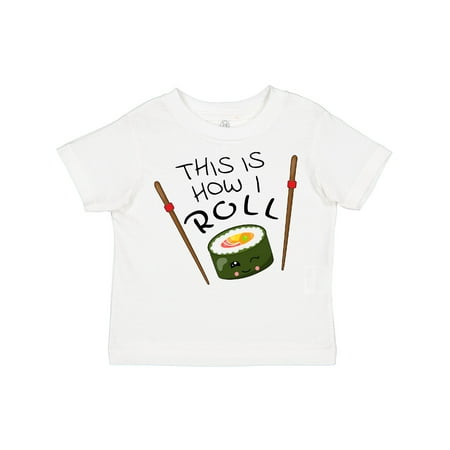 

Inktastic This is How I Roll- Cute Sushi Gift Toddler Boy or Toddler Girl T-Shirt