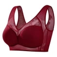 thumbnail image 3 of Breezora Women's Plus Size Breathable Mesh T Shirt Wireless Soft Comfort Support Bra for Daily Wear and Everyday Activities, 3 of 5