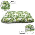 thumbnail image 3 of Jungle Pet Bed, Bamboo Palm Plants Jungle Colored Exotic Leaf Foliage Tropical Forest Theme, Resistant Pad for Dogs and Cats Cushion with Removable Cover, 24" x 39", Lime and Fern Green, by Ambesonne, 3 of 4