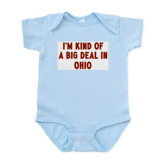 CafePress - Big Deal In Ohio Infant Bodysuit - Baby Light Bodysuit, Size Newborn - 24 Months