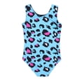 thumbnail image 5 of Alvivi Girls Athletic Unitard Gymnastic Leotard Leopard Printed Ballet Jumpsuit 2-12, 5 of 7