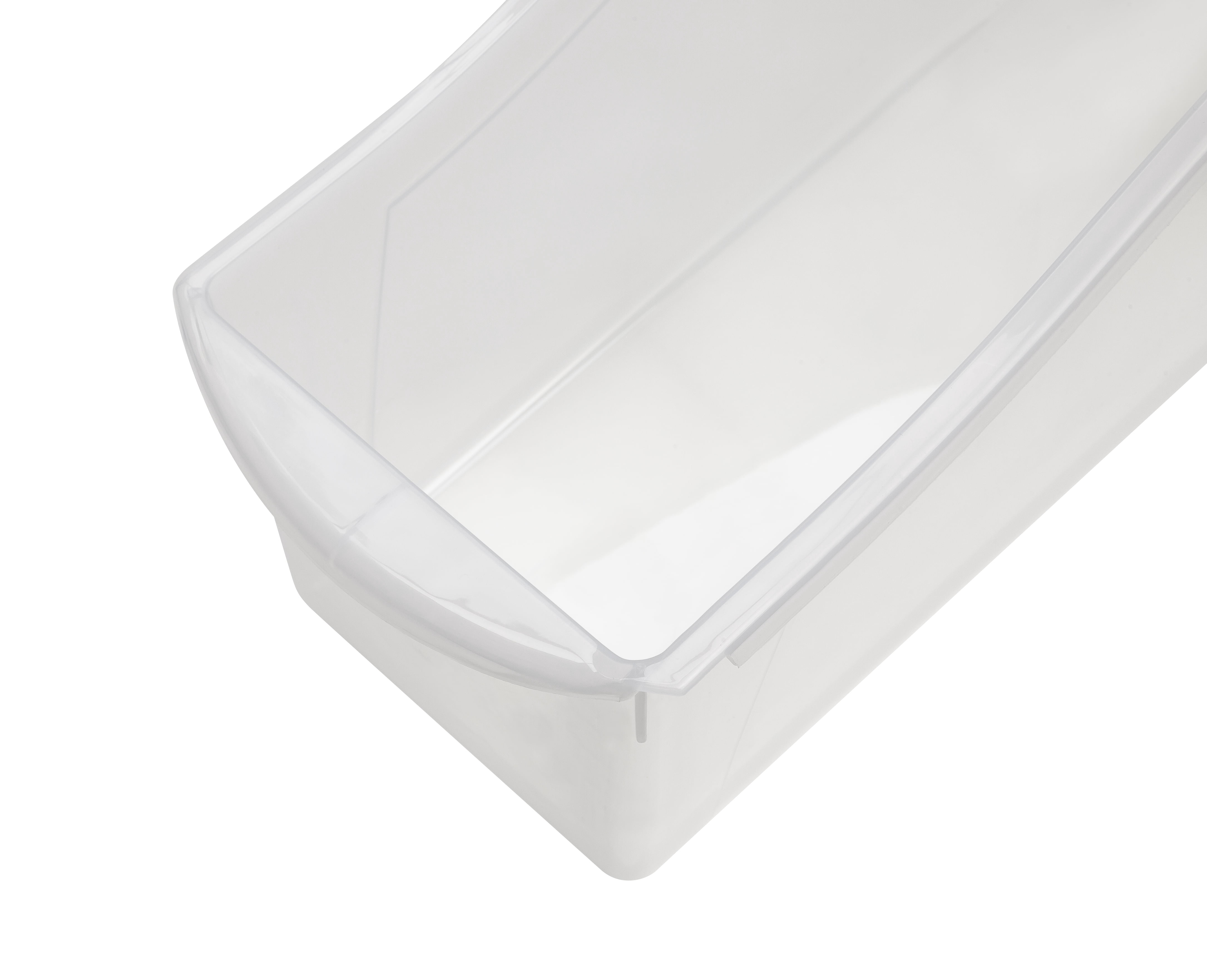 Pen+Gear Plastic Desktop Book Organizer Bin, Clear Tint, 6-Pack