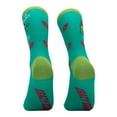 thumbnail image 7 of Kiss Me Under The Mistletoad Socks Funny Xmas Mistletoe Toad Joke Footwear, 7 of 7