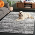 thumbnail image 3 of SAFAVIEH Penelope Yazmin Abstract Shag Area Rug, Grey/Ivory, 4' x 6', 3 of 8
