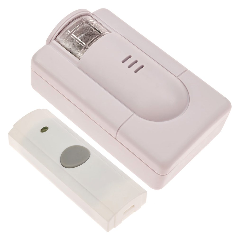 Wireless Door Chime with Loud Chime and Flashing Strobe Light Walmart