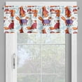 thumbnail image 4 of Ambesonne Fox Valance & Curtain, Animals in Winter Sweaters, 55"x36", Multicolor, 4 of 6