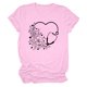thumbnail image 4 of Camisetas con estampado de letras y cuello redondo de verano para mujer, blusas femeninas cómodas y elegantes, Tops OAVQHLG3B Store  lin121212, 4 of 5