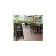 thumbnail image 2 of Excello Global Products 40" x 20" Wooden A-Frame Chalkboard - Rustic - GPP-0001, 2 of 6