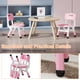 thumbnail image 5 of Historyli Sillas infantiles de plástico de 3 niveles con altura ajustable y almohadillas antideslizantes, color rosa, paquete de 2, 5 of 8