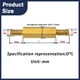 thumbnail image 3 of M3 H5.5xM4 Double-headed hexagonal copper Pillar Spacing Screws Threaded Standoff PCB Computer PC Motherboard Spacer 5Pcs-30Pcs, 3 of 4