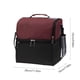 thumbnail image 3 of Fiudx Bolsa Térmica para Almuerzo, Diseño de Doble Compartimento, Aislamiento Superior, Forro a Prueba de Fugas, Correa Ajustable Portátil, Ideal para Picnics Al Aire Libre, Senderismo, Oficina, Tama, 3 of 6