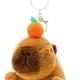 thumbnail image 2 of Tail Wagging Lindo Capybara Plush Keychain Juguete para Un Regalo Cumpleaños Mochila, 2 of 6