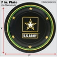 Officially Licensed U.S. Army Party Kit for 16 Guests Army Logo