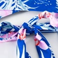 thumbnail image 2 of Gibobby Conjunto de bikini para mujer Bikinis de cintura alta para mujer, conjunto de Bikini Sexy de 3 piezas, traje de baño para cubrir, traje de baño d(Azul,M), 2 of 5