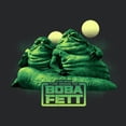 thumbnail image 2 of Women's Star Wars: The Book of Boba Fett The Hutt Twins  Racerback Tank Top Black Heather X Small, 2 of 4