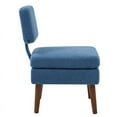 thumbnail image 5 of Partner Furniture Teddy Fleece Fabric 20.5 Accent Chair in Blue, 5 of 9