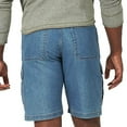 thumbnail image 3 of IYTR Cargo Shorts for Men Zipper Button Casual Shorts with Pockets Baggy Sports Shorts Sky Blue M, 3 of 5